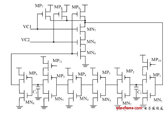 一种DC-DC升压型开关电源的低压启动方案,图2  主振荡器电路,第3张