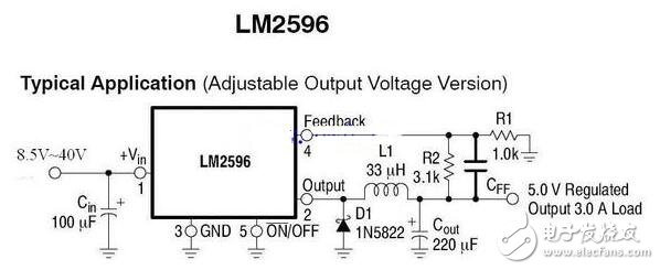 LM2596稳压电路和稳压模块电路,LM2596稳压电路和稳压模块电路,第2张