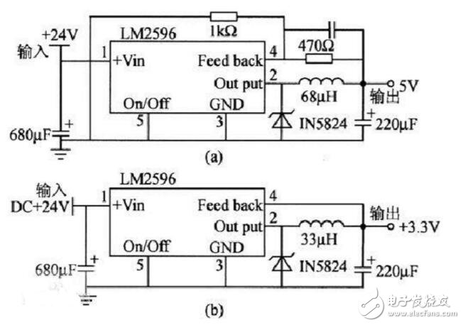 LM2596稳压电路和稳压模块电路,LM2596稳压电路和稳压模块电路,第3张