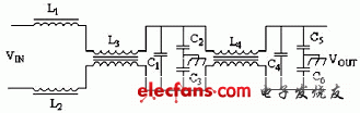 功率因数校正器的辅助电路设计,EMI滤波电路原理图,第2张