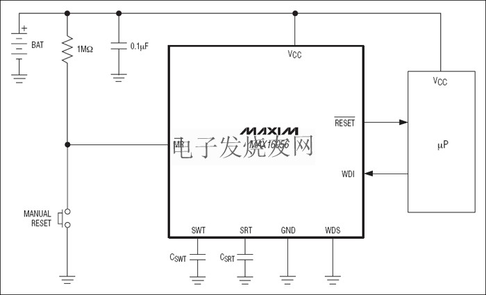 MAX16056-MAX16059超低电流125nA 微处理,MAX16056-MAX16059超低电流125nA 微处理器(µP)监控电路 www.elecfans.com,第2张