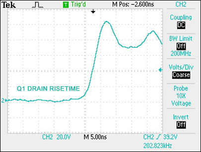 112W boost driver for long str,Figure 8. Drain voltage risetime.,第8张