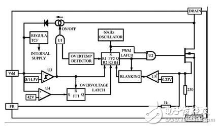 VIPER22A内部结构图及应用电路,VIPER22A内部结构图及应用电路,第2张