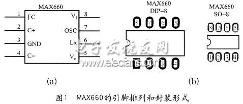 MAX660电荷泵反极性开关集成稳压器的应用,第3张