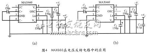 MAX660电荷泵反极性开关集成稳压器的应用,第7张