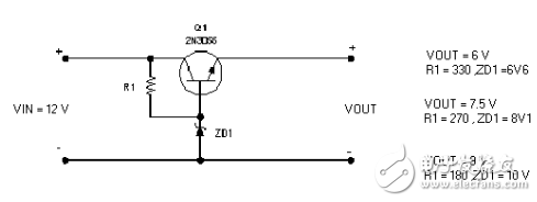 三极管2N3055组成的简易DCDC降压电路图（电感降压式线性稳压电源）,三极管2N3055组成的简易DCDC降压电路图（电感降压式/线性稳压电源）,第2张