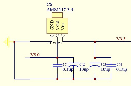 ams1117如何实现5V转3V？,ams1117如何实现5V转3V？,第4张