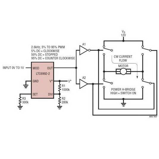 硅振荡器LTC6992的模拟电压控制型PWM功能,硅振荡器LTC6992的模拟电压控制型PWM功能,第2张