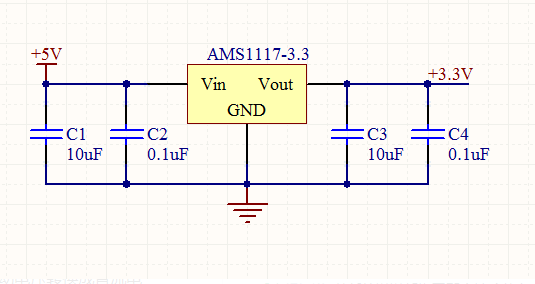 ams1117-3.3接线原理及如何接线,ams1117-3.3接线原理及如何接线,第2张