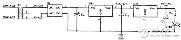 基于STC单片机的超声波清洗机设计方案,图4 降压与线性稳压,第5张