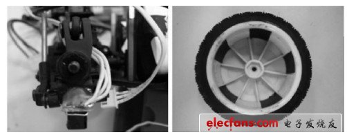 工程师电子制作故事：光电寻迹智能车DIY设计,图2 红外传感器测速的安装,第2张