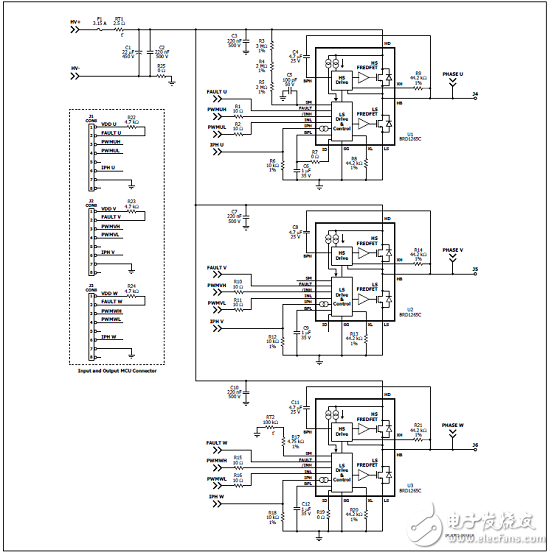 PowerInt BridgeSwitch系列40W三相逆变器参考设计DER－749,第5张