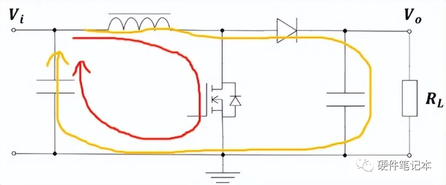 电感底部敷铜与否对电源有什么影响,5d3b8aca-11f3-11ed-ba43-dac502259ad0.png,第4张