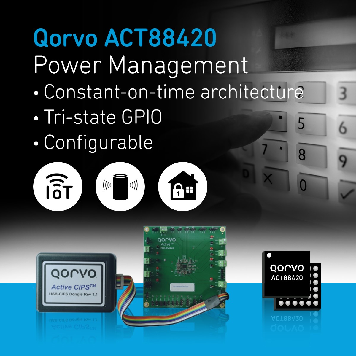 Qorvo® 全新推出高度可配置的紧凑型 PMIC，为物联网和空间受限应用提供服务,第2张