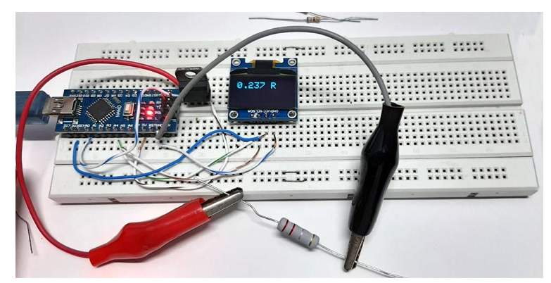 使用Arduino和LM317制作一个低电阻表,poYBAGLqPK-ACVyoAAV0nbgGIVs979.png,第5张